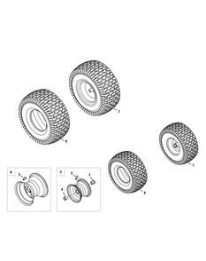 Part Location Diagram of 634-04466-0931 MTD Wheel-compl 16 x 6be
